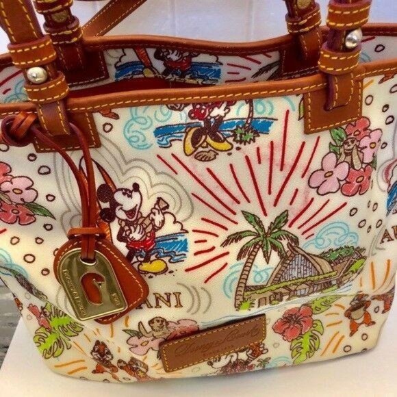 Dooney & Bourke Handbags - Dooney & Bourke Disney Aulani Mickey Minnie Tote